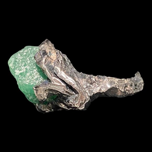 Ring Aventurine Size 7 Sterling Silver Rustic - Picture 4 of 16